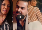 الفنانة المصرية رانيا يوسف والمذيع العراقي نزار الفارس