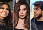 نانسي عجرم وشرين وأدهم النابلسي
