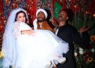 الفنان أحمد سعد والفنان محمد رمضان والفنانة سمية الخشاب