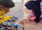 طفل مكبل في سوريا