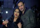 الفنانة أحلام مع زوجها