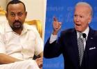 جو بايدن الرئيس الأمريكي وآبي أحمد رئيس الوزراء الإثيوبي