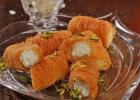 كنافة مبرومة بالقطشة