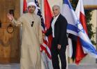 وزير الخارجية الإماراتي عبد الله بن زايد في اسرائيل