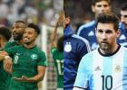 مباراة الأرجنتين والسعودية