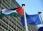 علم فلسطين والاتحاد الأوروبي