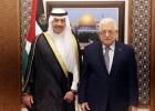 الرئيس محمود عباس يستقبل السفير السعودي