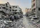 منازل مدمرة بمدينة غزة في 26 نوفمبر 2023