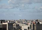 انزال المساعدات جوا على قطاع غزة