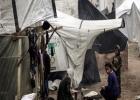 مخيمات النزوح بمدينة رفح جنوب قطاع غزة (AFP)