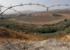 الأسلاك الشائكة من الباقورة، في وادي الأردن