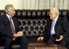الرئيس عباس وتوني بلير