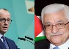 الرئيس محمود عباس و المستشار الألماني فريدريك ميرتس
