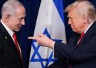 الرئيس الامريكي دونالد ترامب ورئيس الوزراء الإسرائيلي بنيامين نتنياهو