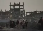 مشهد من قطاع غزة