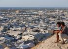 خيام النازحين في خبن يونس جنوب قطاع غزة