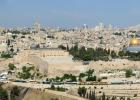 مشهد بانورامي للقدس وقبة الصخرة من جبل الزيتون