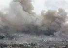 دخان إثر غارات على قطاع غزة