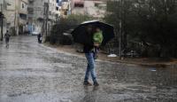 تساقط للأمطار بقطاع غزة
