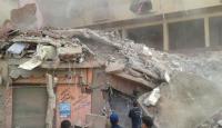 انهيار مبنى سكنى في مصر