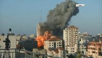 برج الشروق بعد القصف