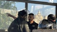 خلال اعتقال الاحتلال لاحد الشباب في باب العامود