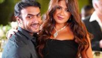الممثلة المصرية ياسمين عبد العزيز وزوجها الفنان احمد العوضي