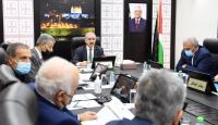 جانب من لقاء مجلس الوزراء الفلسطيني