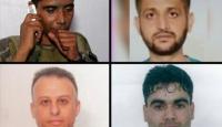 الأسرى الفلسطينيين الأربعة الذين أعيد اعتقالهم