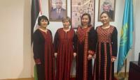 موظفات السفارة الفلسطينية في كزاخستان