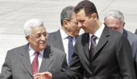 الرئيس محمود عباس والرئيس السوري بشار الاسد
