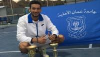 لاعب التنس الأردني موسى القطب