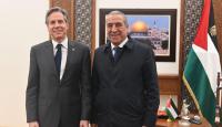 حسين الشيخ عضو اللجنة التنفيذية ووزير الخارجية الأمريكي أنتوني بلينكن