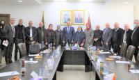 لقاء حسين الشيخ مع كوادر وزارة الصحة الفلسطينية في غزة