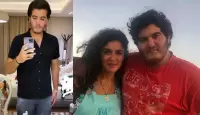 غادة عادل ونجلها عبدالله