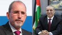 عضو اللجنتين المركزية لحركة "فتح" والتنفيذية لمنظمة التحرير الفلسطينية الوزير حسين الشيخ، ونائب رئيس الوزراء، وزير الخارجية الأردني أيمن الصفدي