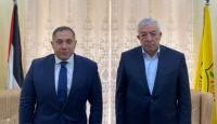 محمود العالول والسفير المصري طارق طايل