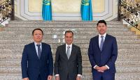 السفير أبو زيد عقب اجتماعه مع المسؤولين في الخارجية الكازاخستانية
