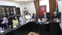 خلال استقبال الطالبة اية ابو الخير