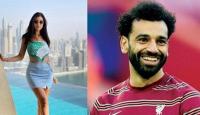 صلاح مع ملكة جمال مصر