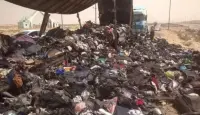 حقائب المعتمرين المحترقة في مصر