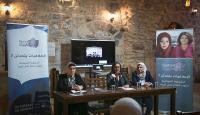 جانب من مؤتمر فلسطينيات " الاعلاميات يتحدثن"