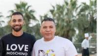 صورة الراحل مع نجم الاهلي