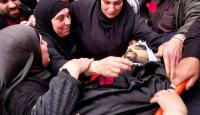 خلال تشييع الشهيد محمد حرزالله