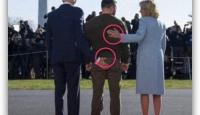 بايدن يتحسس مؤخرة زيلينسكي