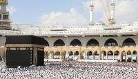 الكعبة المشرفة خلال أحد مواسم الحج