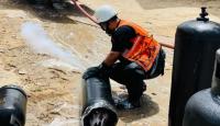 نقاط عشوائية لتعبئة الغاز في غزة