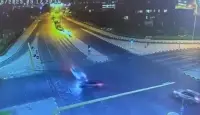 لحظة حادث "الفاشينستا" فاطمة المؤمن في الكويت