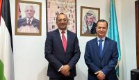 على هامش لقاء السفير منتصر ابو زيد مع نظيره السويسري في مقر السفارة