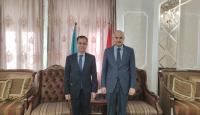 السفير منتصر أبو زيد مع القائم بالاعمال العراقي لدى كازاخستان